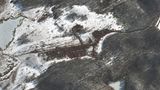 Dieses Satellitenbild soll einen Überblick über einen neuen Einsatz auf einer Lichtung südwestlich von Belgorod zeigen