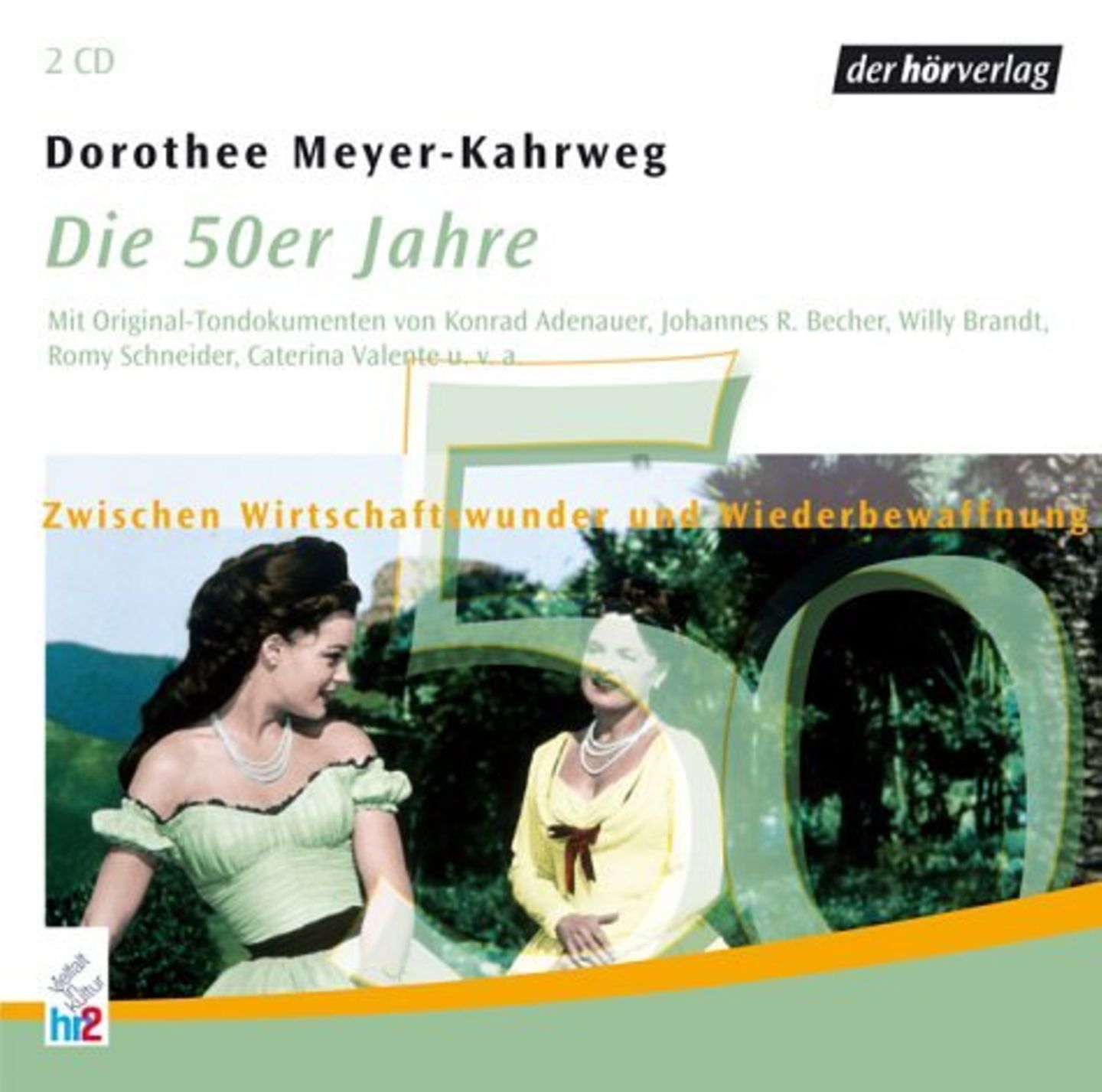 Bundesrepublik: Wer ein historisch akkurates Panorama jener Jahre bekommen will, ist hiermit bestens bedient: "Die 50er Jahre - Zwischen Wirtschaftswunder und Wiederbewaffnung" von Dorothee Meyer-Kahrweg erzählt anhand unzähliger originaler Tondokumente von dem Jahrzehnt, in dem die Bundesrepublik zu Wohlstand kam. Indem die weite Welt in Form von Rock'n'Roll und Coca Cola ins Land kam, sich viele Menschen aber gleichzeitig in eine Spießigkeit flüchteten und mit "Sissi" und "Grün ist die Heide" von der heilen Welt träumten. Denn der Kalte Krieg und die Teilung Deutschlands machten vielen Menschen Angst. 2005 wurde die Collage mit dem Deutschen Hörbuchpreis ausgezeichnet. Das zweieinhalbstündige Hörbuch ist bei Audible erhältlich Wer ein historisch akkurates Panorama jener Jahre bekommen will, ist hiermit bestens bedient: "Die 50er Jahre - Zwischen Wirtschaftswunder und Wiederbewaffnung" von Dorothee Meyer-Kahrweg erzählt anhand unzähliger originaler Tondokumente von dem Jahrzehnt, in dem die Bundesrepublik zu Wohlstand kam. Indem die weite Welt in Form von Rock'n'Roll und Coca Cola ins Land kam, sich viele Menschen aber gleichzeitig in eine Spießigkeit flüchteten und mit "Sissi" und "Grün ist die Heide" von der heilen Welt träumten. Denn der Kalte Krieg und die Teilung Deutschlands machten vielen Menschen Angst. 2005 wurde die Collage mit dem Deutschen Hörbuchpreis ausgezeichnet. Das zweieinhalbstündige Hörbuch ist bei Audible erhältlich