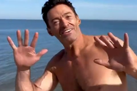 Hugh Jackman holt jährliches Eisbad nach