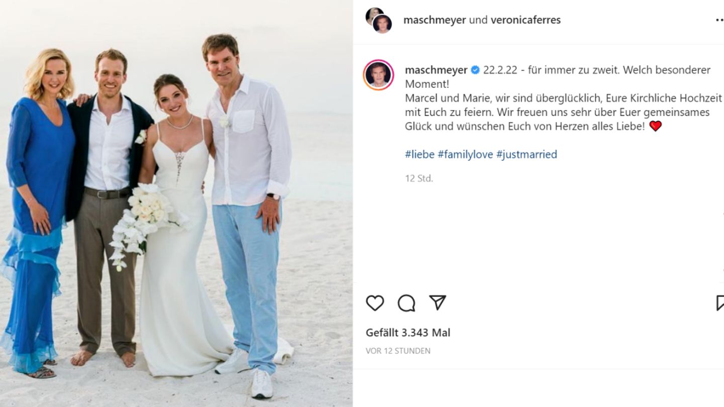 Carsten Maschmeyer: Sein Sohn Marcel hat auf den Malediven geheiratet