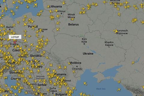 Luftraum über Ukraine