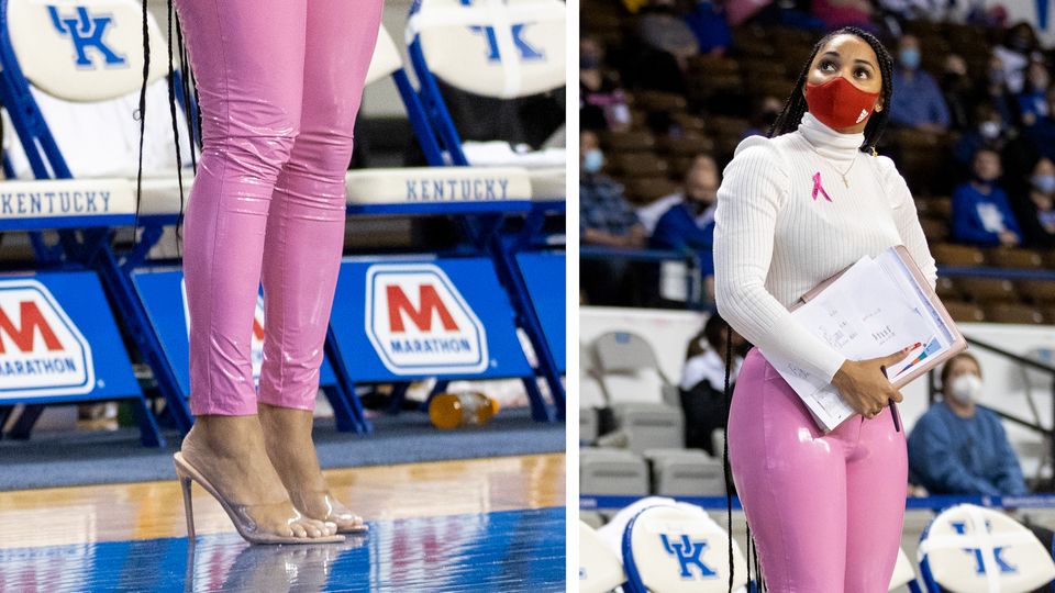 Basketballtrainerin erhält Shitsorm für Outfit am Spielfeldrand – dann setzt sich Nicki Minaj für sie ein