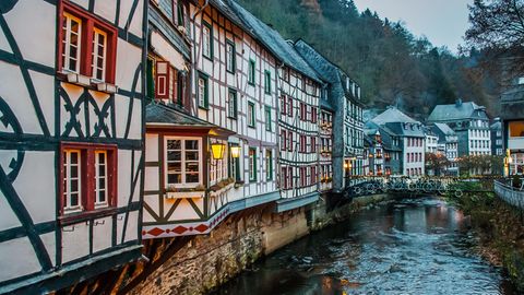 Fachwerkzeile von Monschau