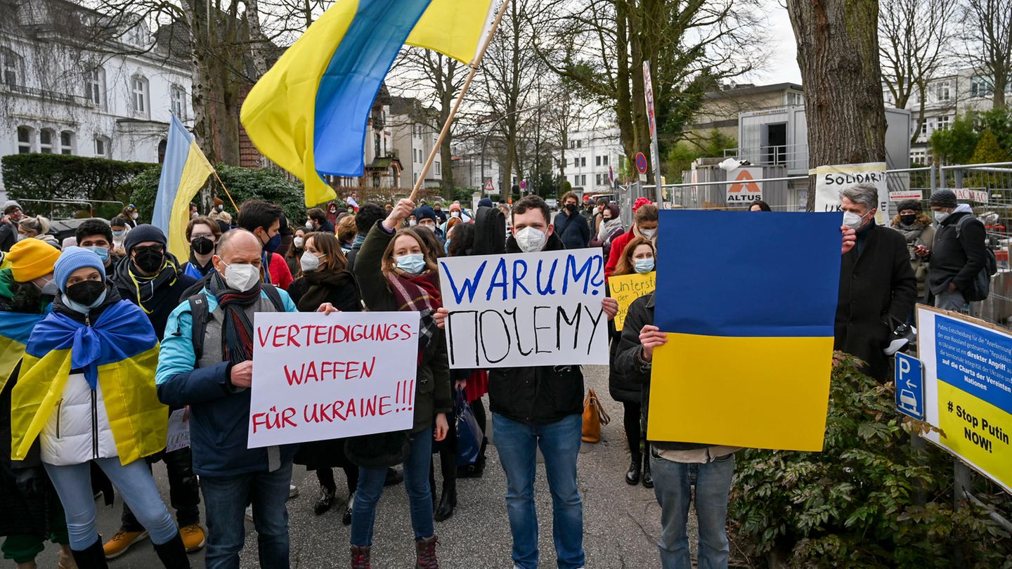 Ukraine-Krieg Demo Hamburg