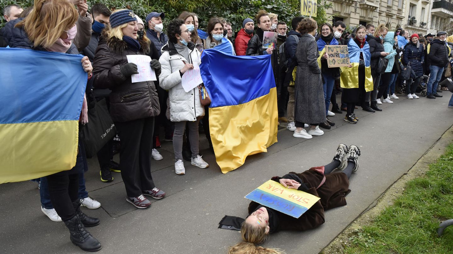 Ukraine-Krieg Demo Paris