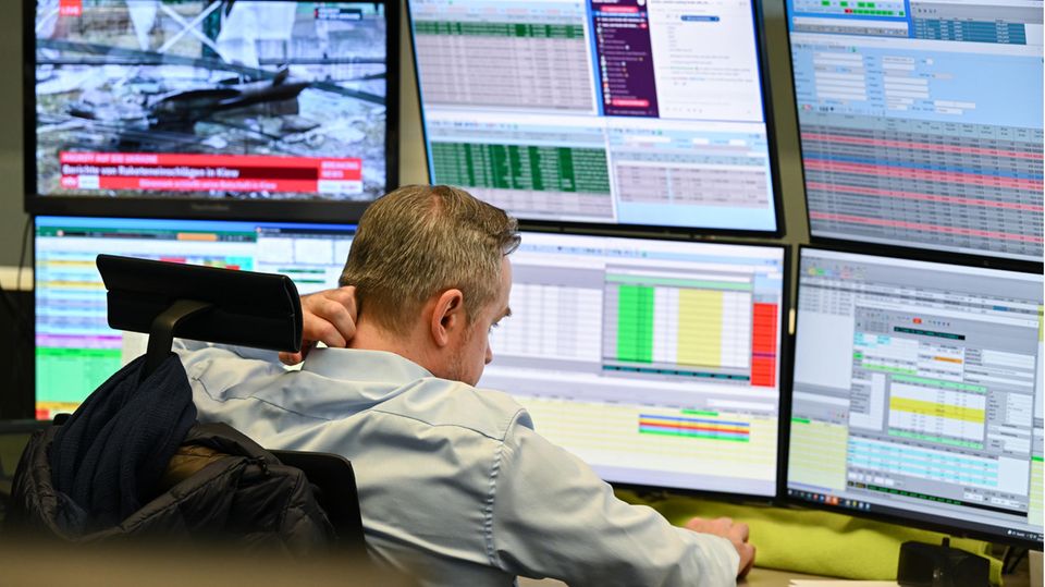 Auch an der Börse in Frankfurt werden die Entwicklungen in der Ukraine und Russland verfolgt