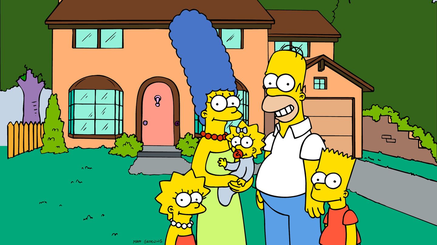 Der Cartoon der Simpsons wurde auf Twitter veröffentlicht