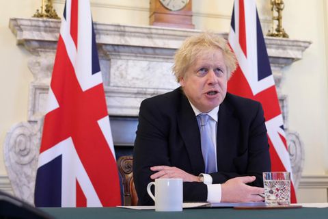 Boris Johnson in der Downing Street