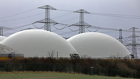 Erdgas-Symbolfoto: Blick auf die Biogasanlage von Envitec, die bis Jahresende für die Produktion von Bio-LNG umgerüstet wird