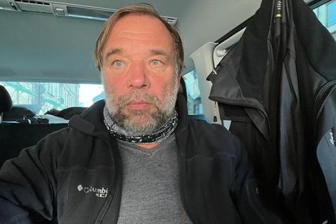Andrzej Rybak nach seiner Ankunft in Polen