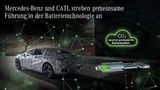 Mercedes Benz und CATL arbeiten bei der Batterietechnologie eng zusammen