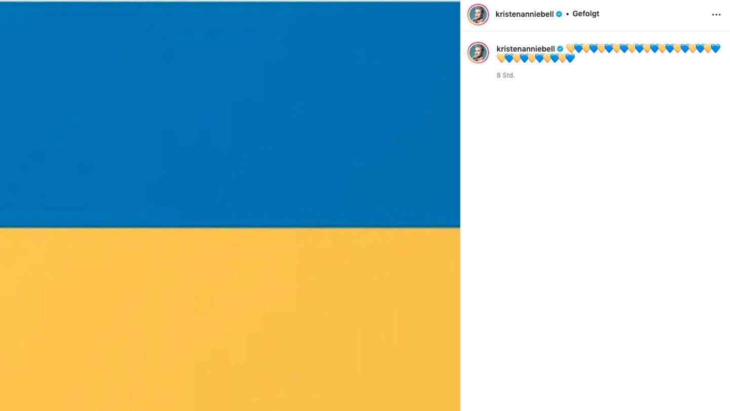 Instagram Posting Kristen Bell