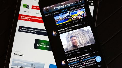 Informationskrieg auf Tablets und Smartphones: Der Kampf um die Ukraine wird auch im Cyberspace ausgetragen