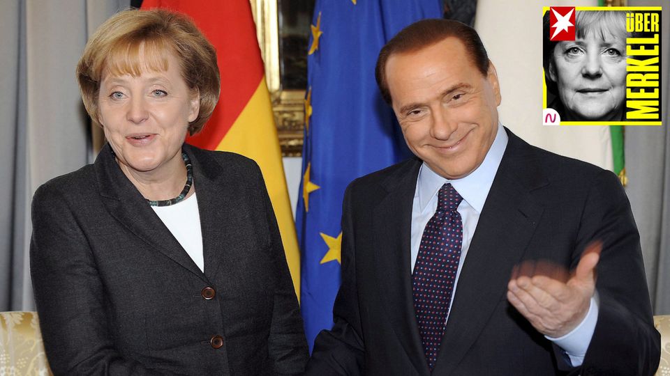 Angela Merkel und Silvio Berlusconi