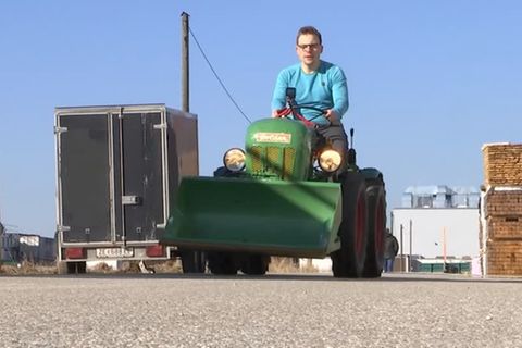 Video: Kleiner Traktor wird elektrisch