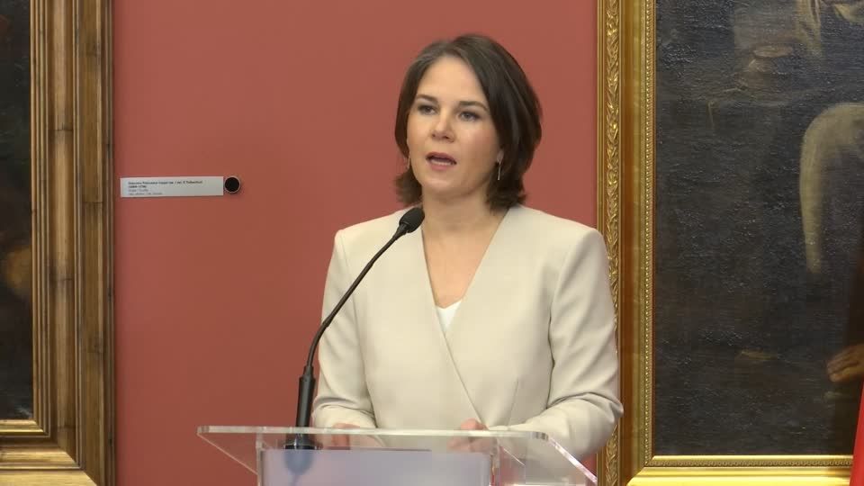 Video: Baerbock: "Wir wollen, dass so viele Staaten wie möglich Farbe bekennen" Video: Baerbock: "Wir wollen, dass so viele Staaten wie möglich Farbe bekennen"