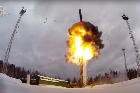 Abschuss russische Atomrakete