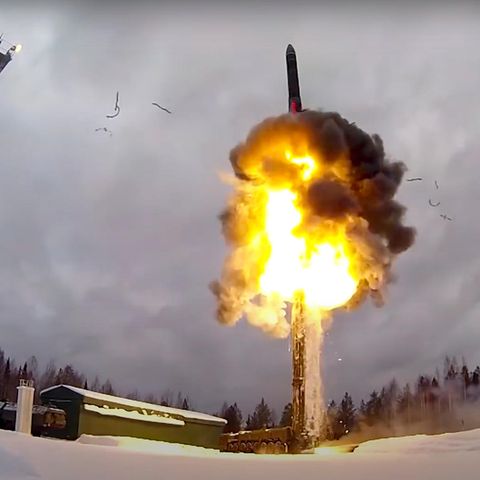 Abschuss russische Atomrakete