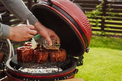 BBQ mit einem Smoker