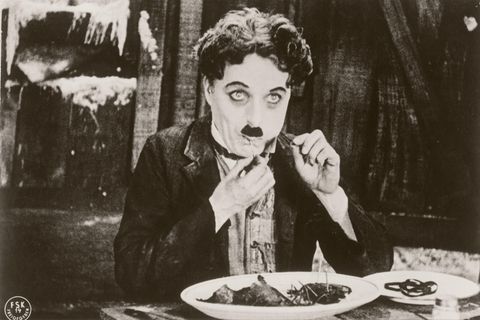 Charlie Chaplin in dem Film "Goldrausch".