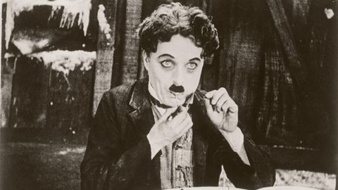 Charlie Chaplin in dem Film "Goldrausch".