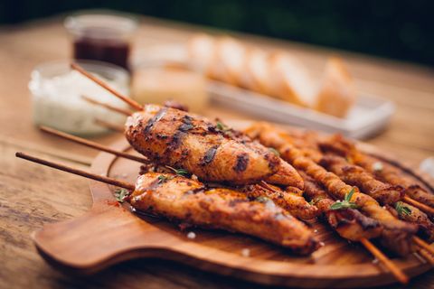 Schnell und lecker vom Grill - Hähnchenspieße