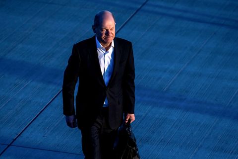 Olaf Scholz in Israel