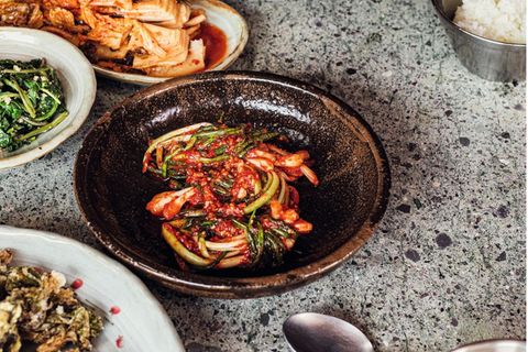 Frühlingszwiebel-Kimchi