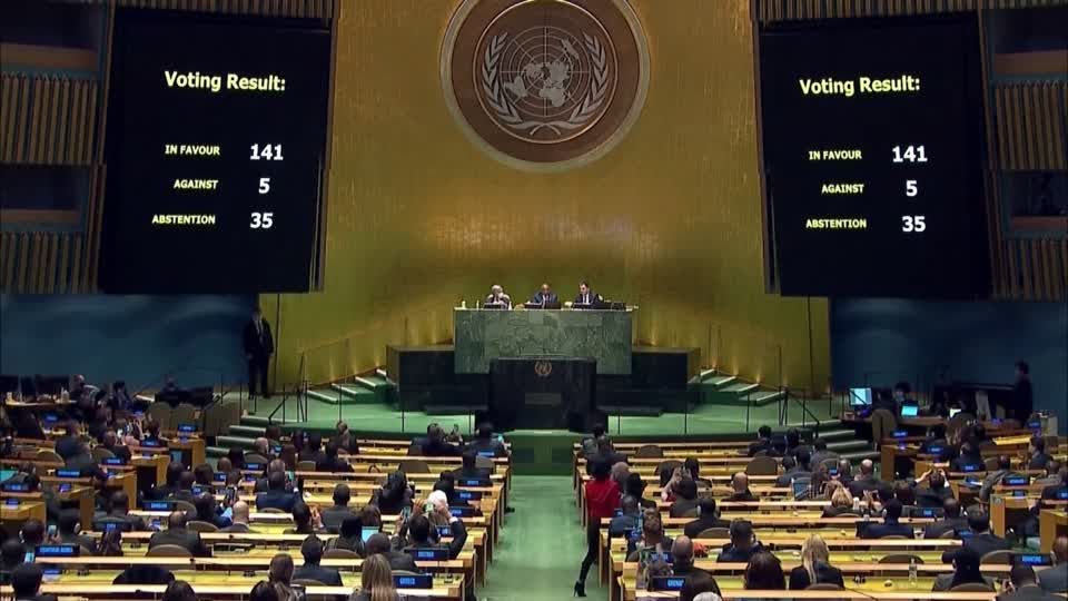 Video: UN-Vollversammlung verurteilt russischen Einmarsch in die Ukraine