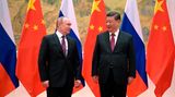 Chinas Staatschef Xi Jingping trifft sich mit dem russischen Präsidenten Wladimir Putin