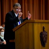 Miguel Diaz-Canel, Präsident von Kuba, spricht im Parlament