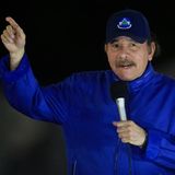Daniel Ortega, Präsident von Nicaragua, spricht bei der Einweihungsfeier einer Autobahnüberführung