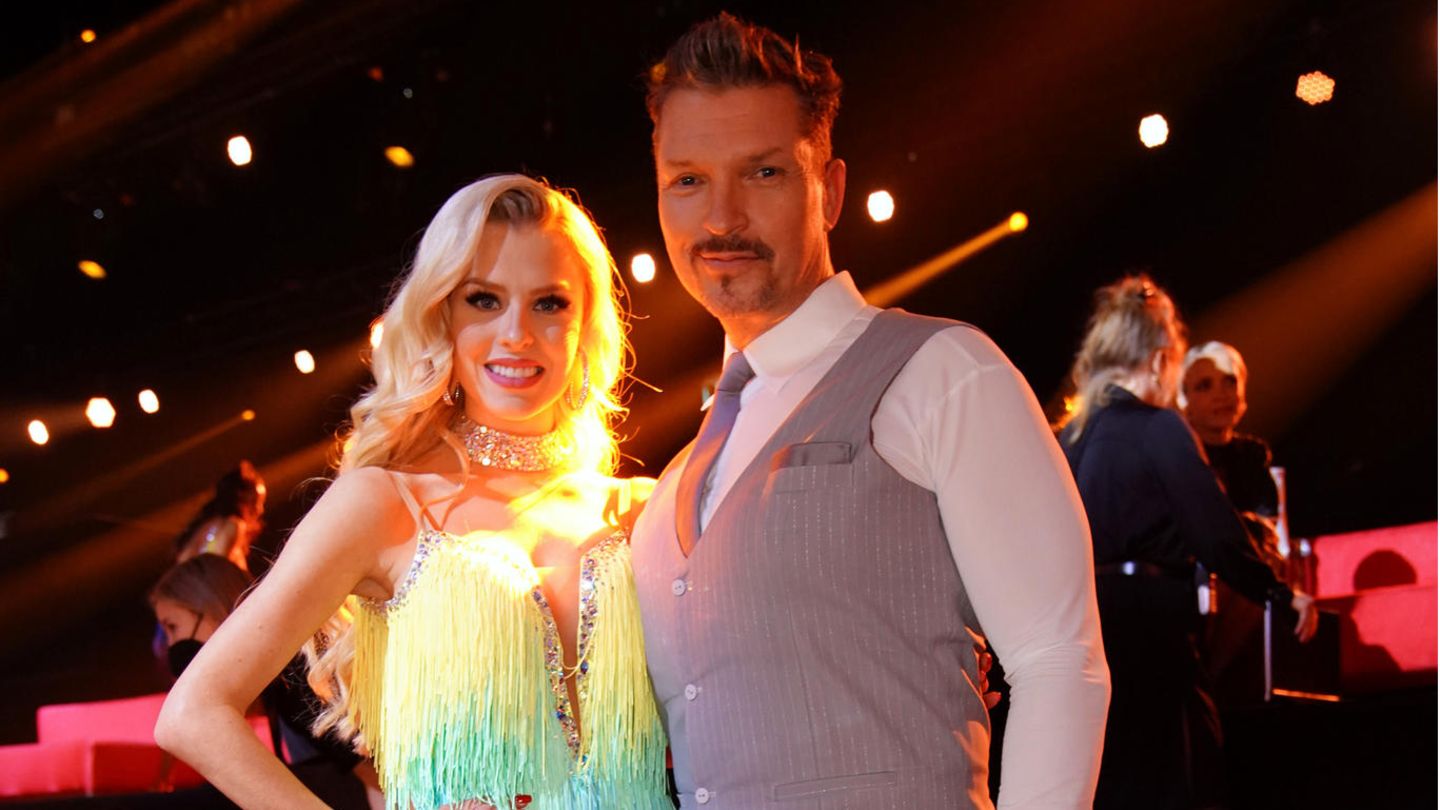 Hardy Krüger Jr. und seine Tanzpartnerin Patricija Ionel