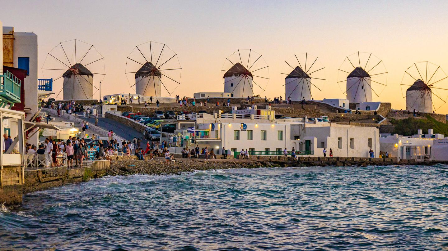 Mykonos Windmühlen