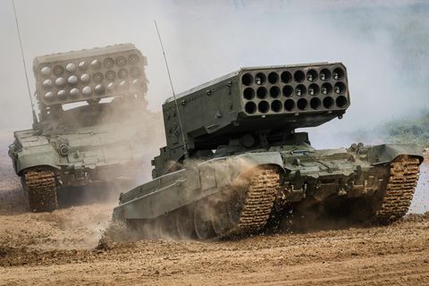 TOS Werfer auf einer Übung