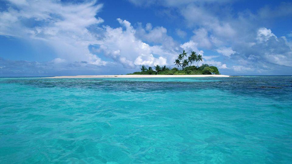 Die zu Papua-Neuguinea gehörende Insel Ginetu