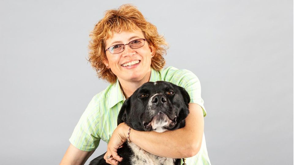 Toby Dorr im Jahr 2005, zweifache Mutter, Initiatorin des „Safe Harbor Dog Program“