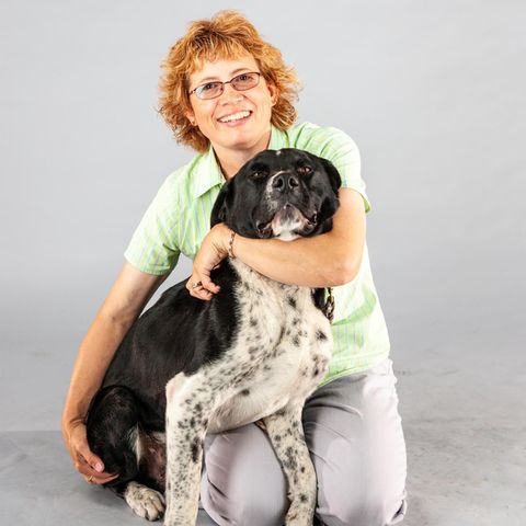 Toby Dorr im Jahr 2005, zweifache Mutter, Initiatorin des „Safe Harbor Dog Program“