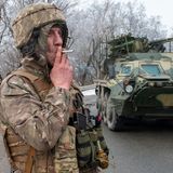 Gesichter Krieg - Zigarettenpause