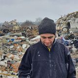 Gesichter Krieg - Mann Frau verloren