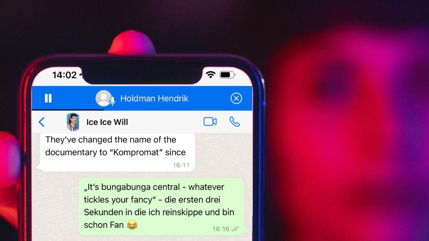 Whatsapp-Sprachnachrichten lassen sich nun auch in anderen Chats abhören