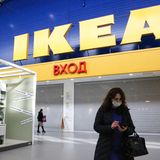Am Freitag blieben die Ikea-Filialen wie hier in Omsk dann schon geschlossen, auf unbestimmte Zeit.