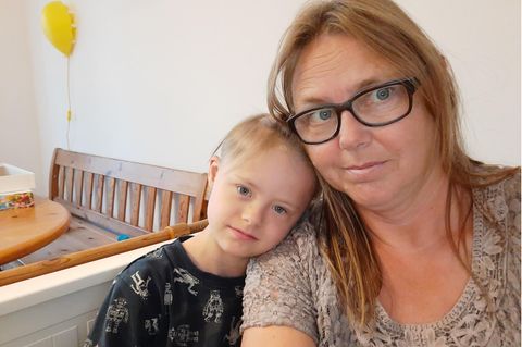 Sabrina mit ihrem Sohn Sammy