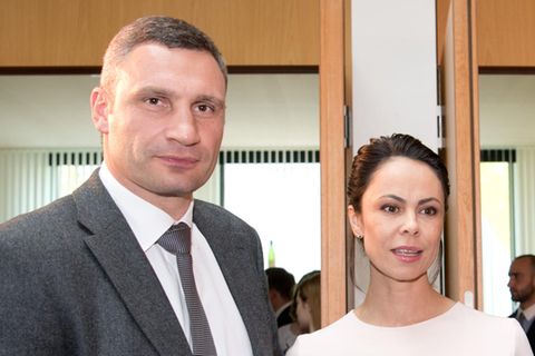 Natalia und Vitali Klitschko bei einem gemeinsamen Auftritt 2017