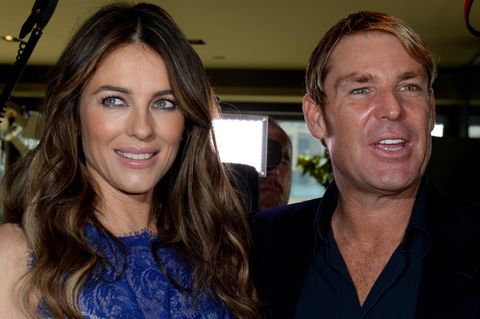 Liz Hurley und Shane Warne waren von 2010 bis 2013 ein Paar