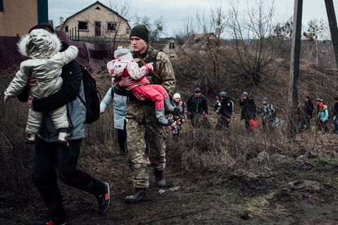 Ukraine-Krieg Flüchtlinge