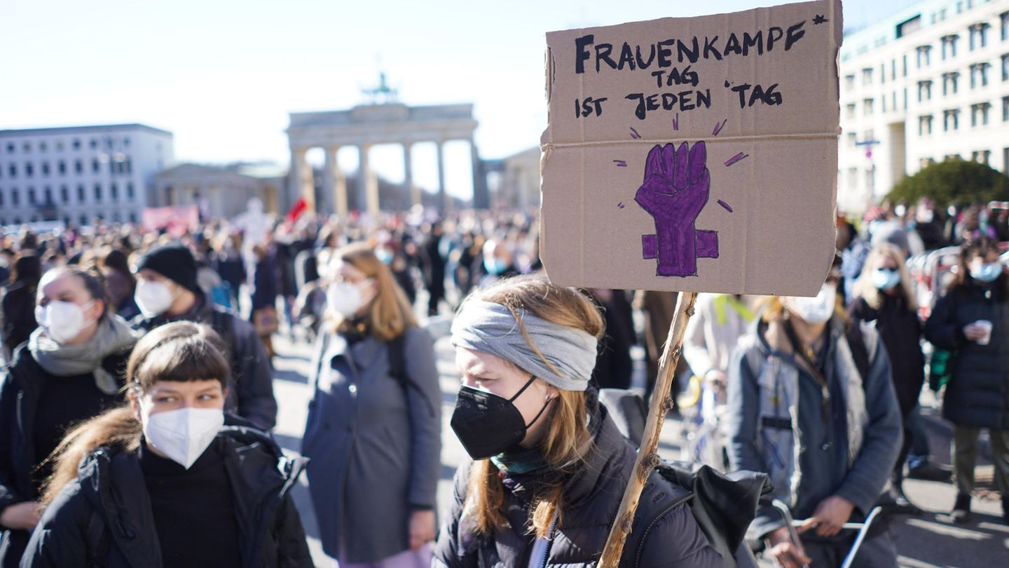Streik zum Weltfrauentag in Berlin