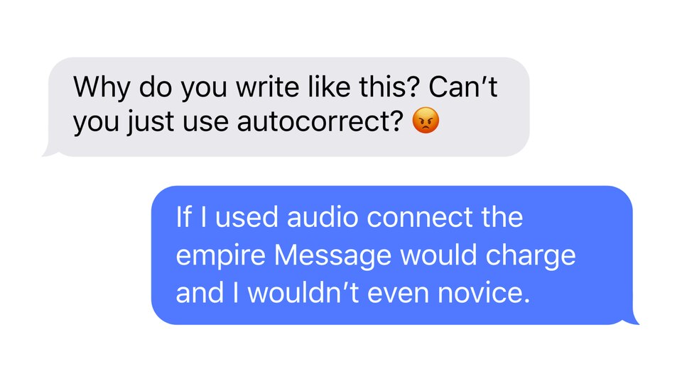 Autocorrect can't correct wrong written words Autocorrect can't correct wrong written words