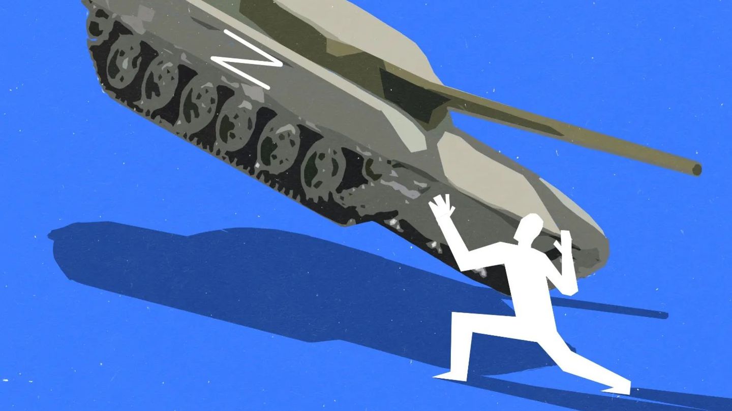 Ukraine War: Ukrainian artist depicts the war in illustrations
