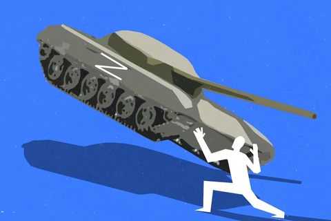 Nika Nasarenko: Ukrainische Künstlerin zeigt den Krieg in Illustrationen
